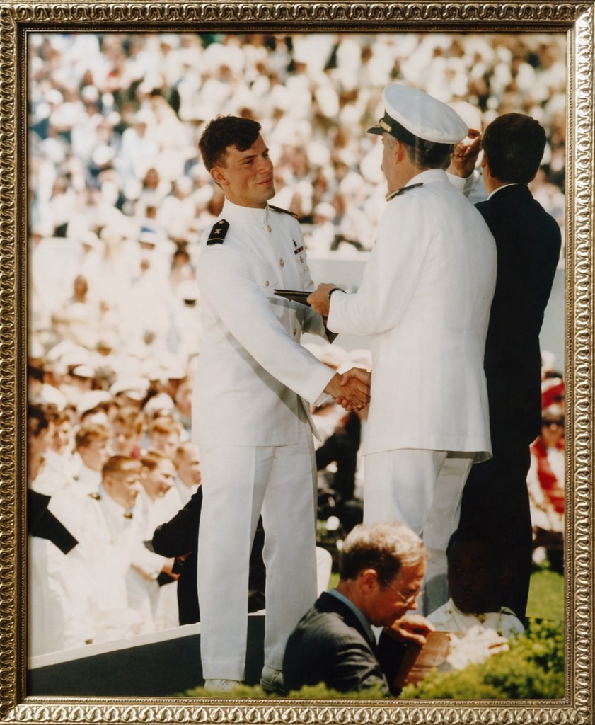 Naval Academy graduation ceremony