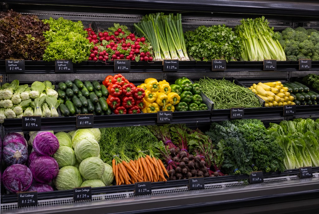 Stocked kitchen provisions at 3-Wire Ranch